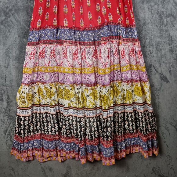Cache Sundress S Patchwork Tiered Maxi - Picture 7 of 10